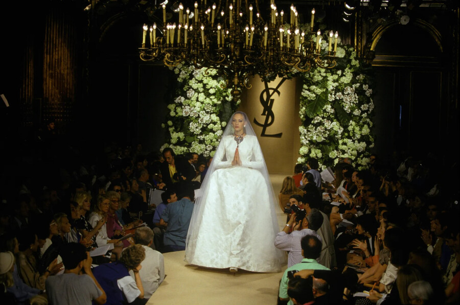 Свадебные платья Ива Сен-Лорана, которые вдохновят современных