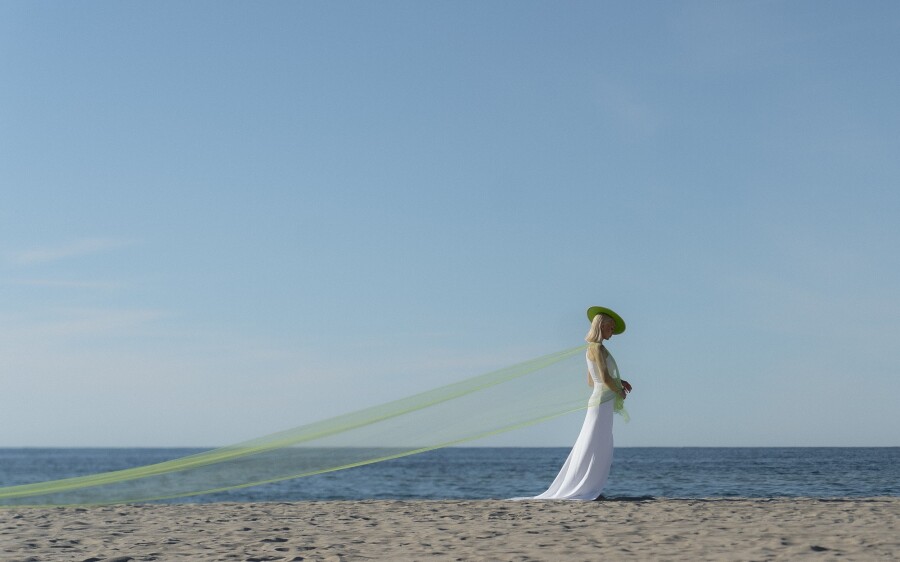 Концептуальная свадьба в Калининграде с лаймовыми деталями