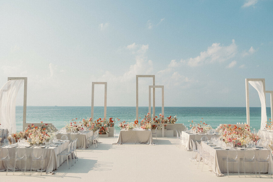 Свадебный ужин у Персидского залива, церемония (до