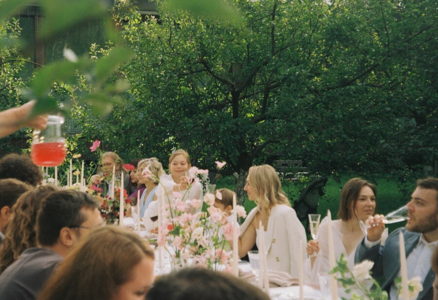 Интервью с невестой: об ужине в яблоневом