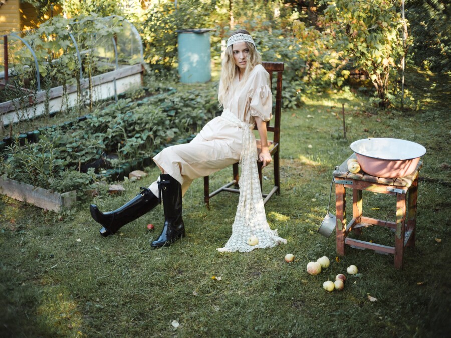 Все на дачу! Съемка-вдохновение для утра невесты