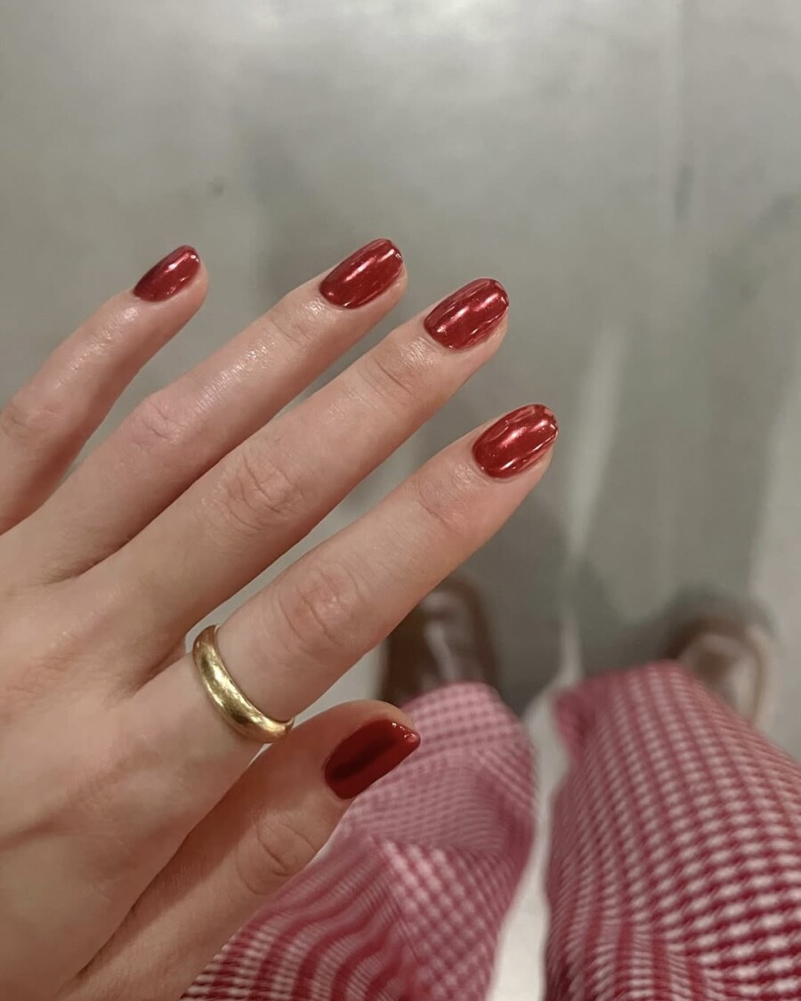 Маникюр на Новый год Красной Огненной Лошади?