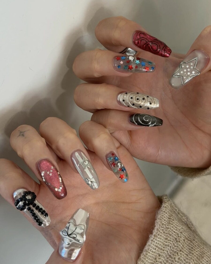 Главные тренды маникюра на длинные ногти —