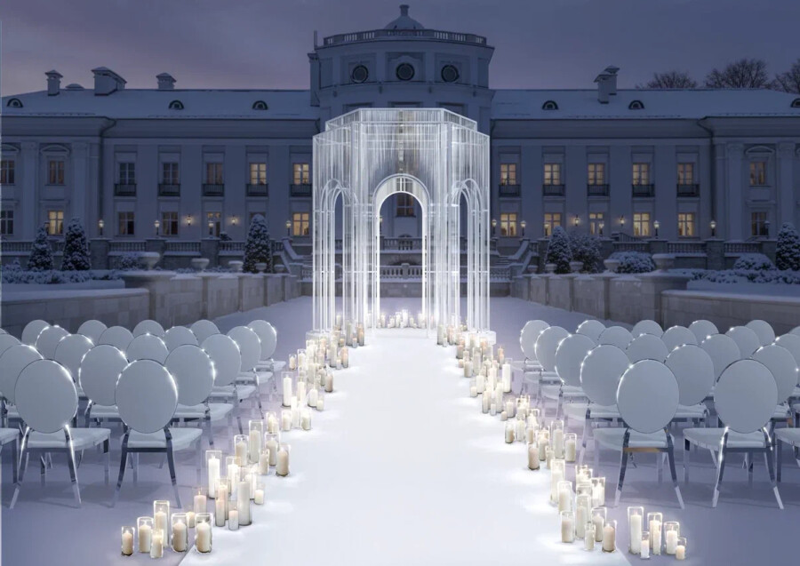 Как провести церемонию под открытым небом зимой?