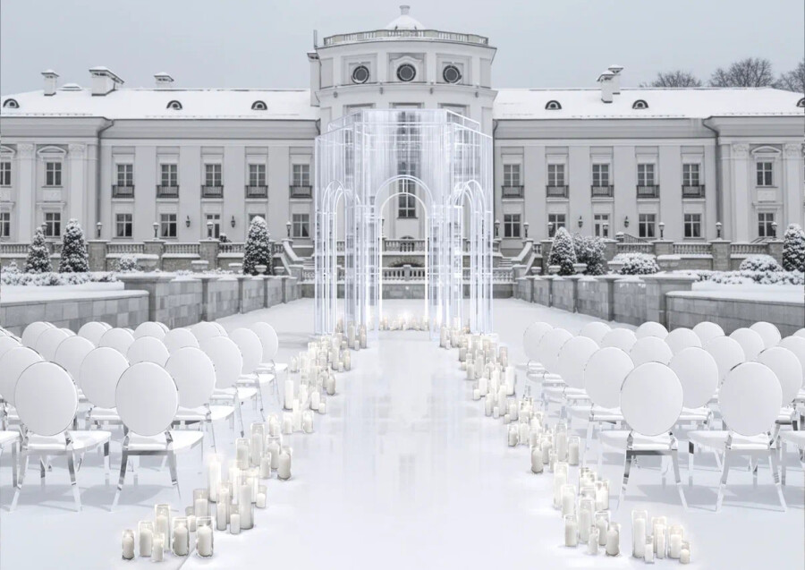 Как провести церемонию под открытым небом зимой?