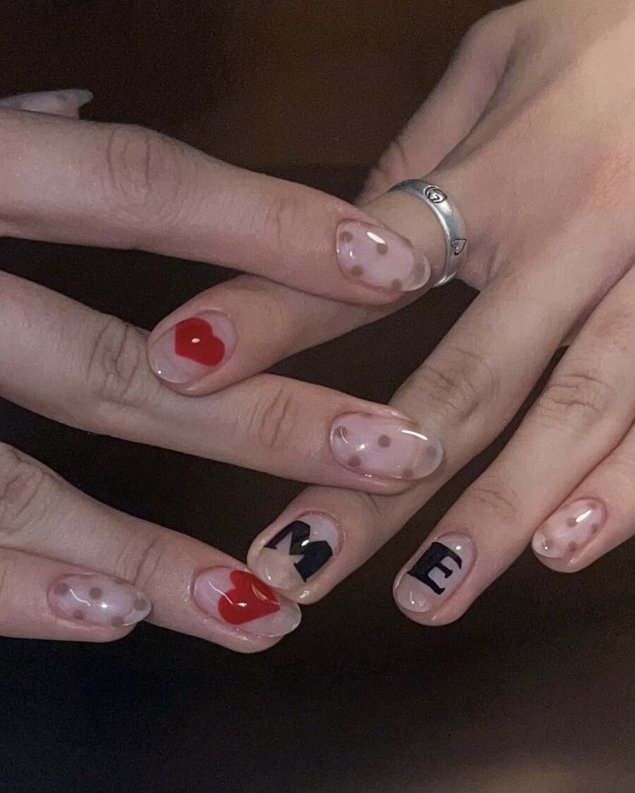 С любовью! Идеи маникюра на 14 февраля