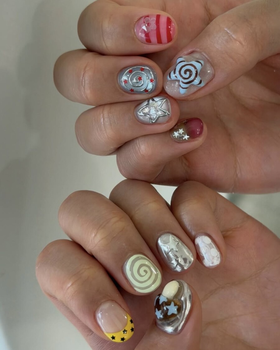 Главные тренды маникюра на короткие ногти —