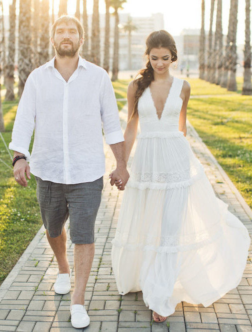 Фото Александра Овечкина и Анастасии Шубской