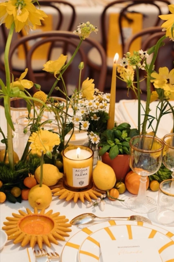 Парижский ивент Acqua di Parma — рассматриваем летний сеттинг