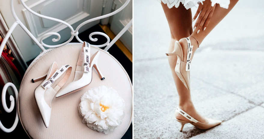 Модные невесты выбирают лодочки Dior на резинке