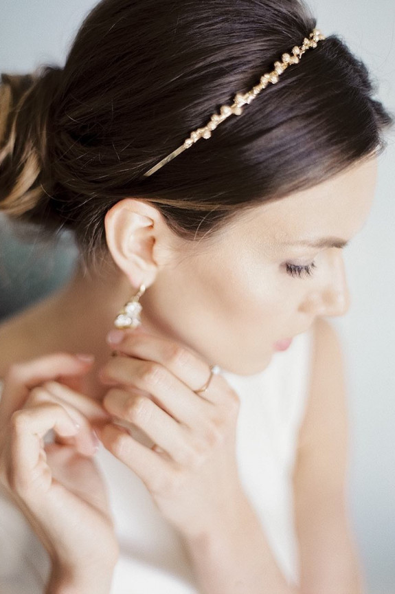 Ободок на свадьбу I Свадебные прически с ободком I Фото и примеры