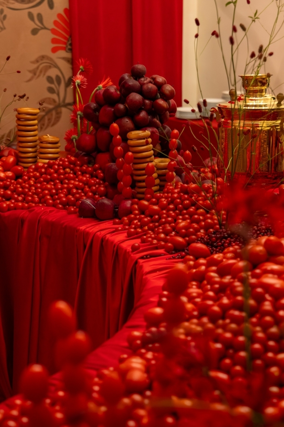 Стиль а ля русс в декоре дня рождения | Оформление в красном цвете