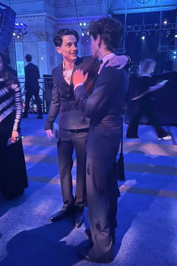 Марк Эйдельштейн и Тимоти Шаламе