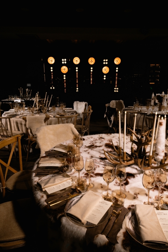 Декор мероприятия в эстетике apres-ski: проект Ski Queens студии Alania