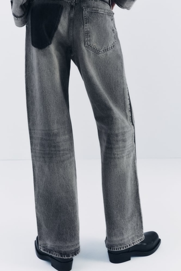 Актуальные джинсы на весну-лето 2024 | Серые джинсы на весну | Где найти актуальные серые джинсы в этом сезоне