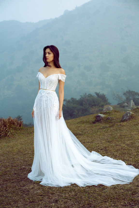 Свадебные платья с длинным рукавом от российских