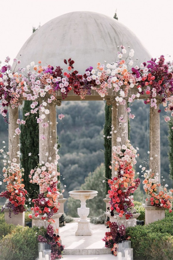 Роскошная свадьба во Франции I Фото и пример