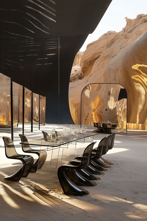 Необычное оформление свадьбы | Декор свадьбы с помощью искусственного интеллекта | Ужин в стиле фильма «Дюна»