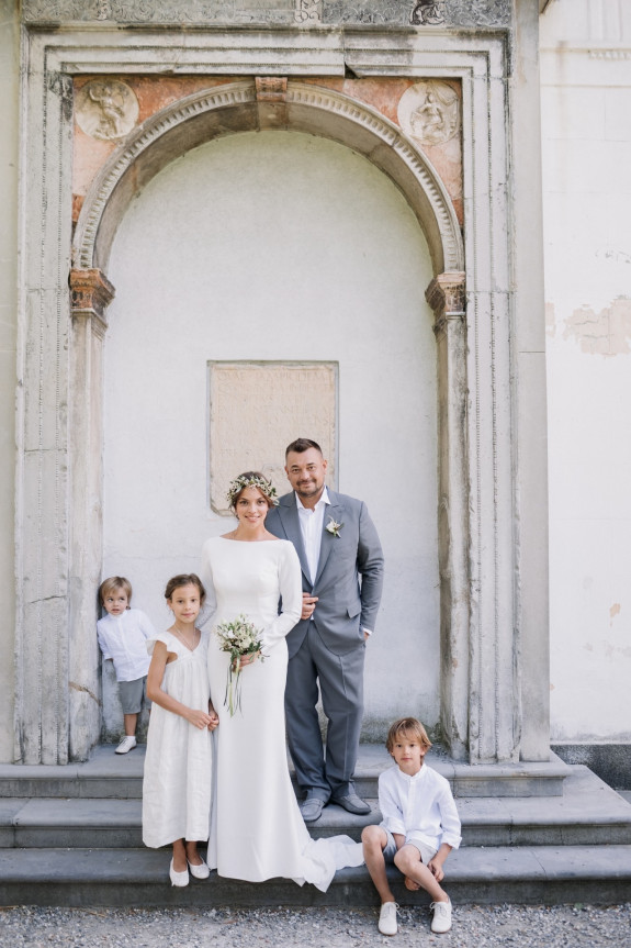 Венчание Сергея Жукова и Регины Бурд на озере Комо