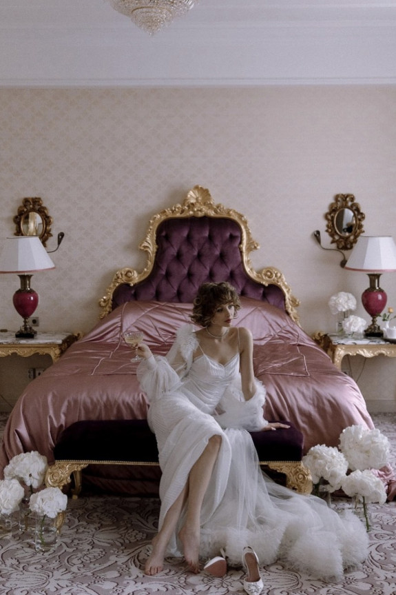 Романтические съемки в исторических интерьерах отеля «Националь»