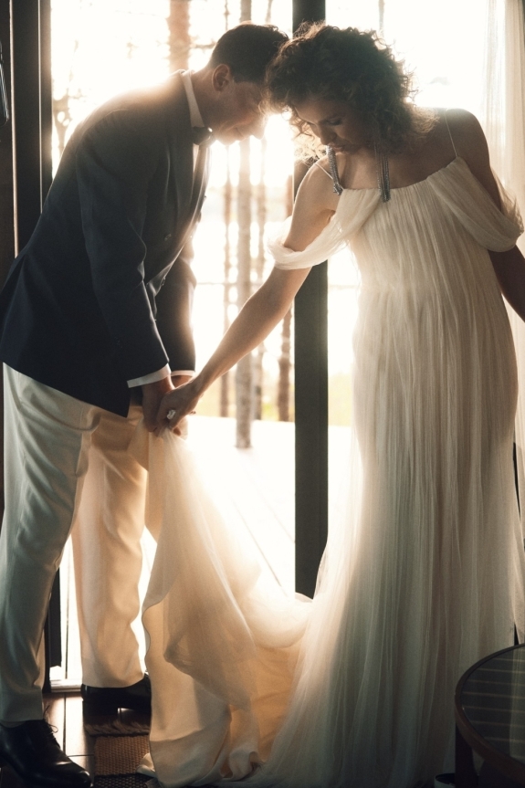 Свадьба после 25 лет отношений и 4 детей