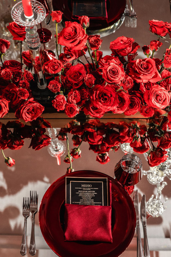 10 вариантов очень красивой свадебной сервировки