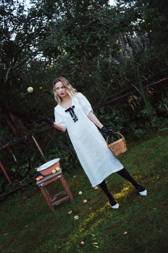 Идея для съемки утра невесты на даче