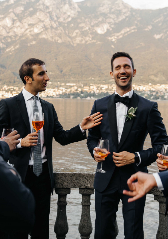 Элегантная свадебная вечеринка в Италии