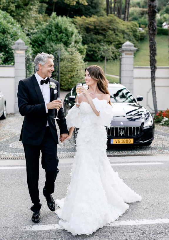 Русско-французская свадьба в Италии