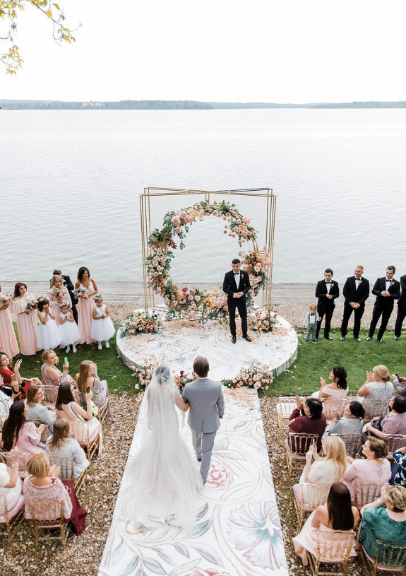 Свадьба Лады и Тимура на озере Сенеж