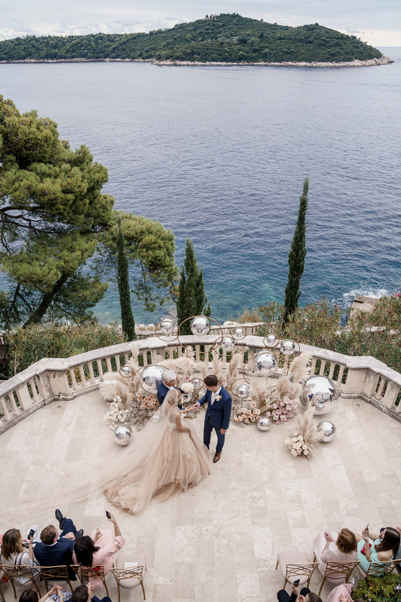 Осенняя свадьба на побережье Хорватии