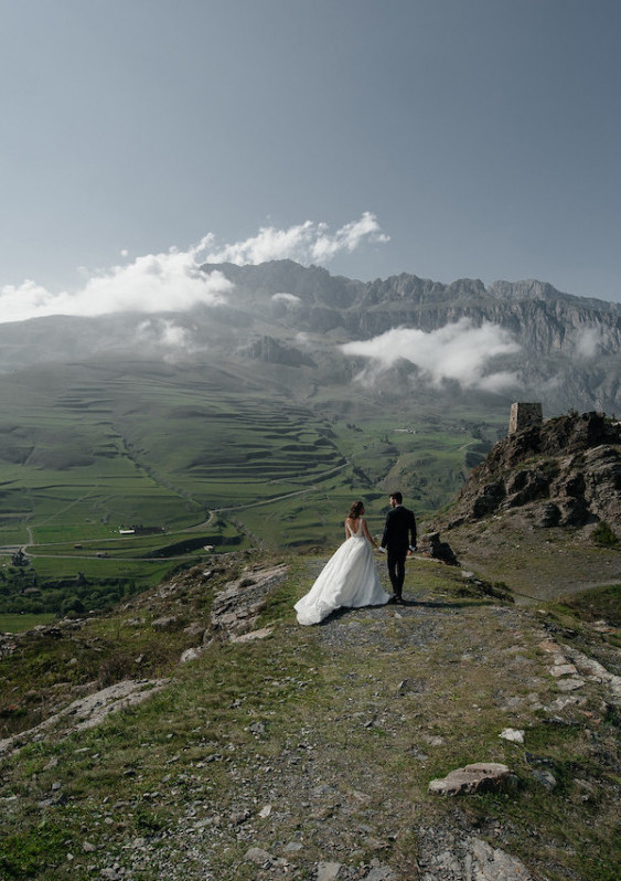 Белоснежная свадьба в Северной Осетии