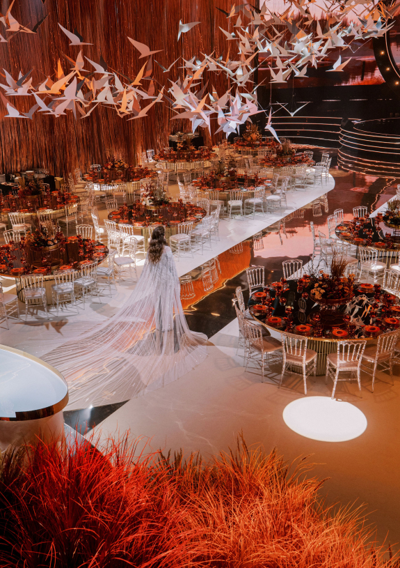 Авторский проект с бумажными птицами от WE Production