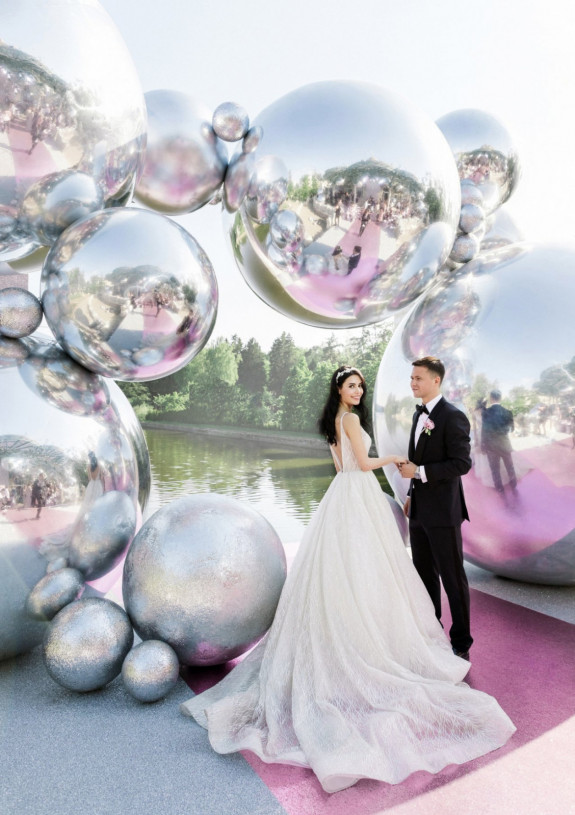 Свадьба Александра Сапета | Фото сиреневой свадьбы