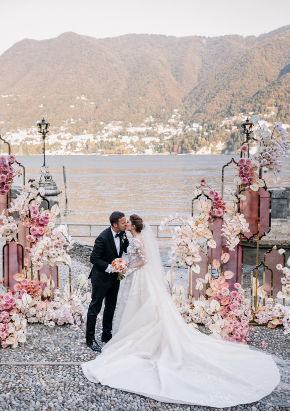Элегантная свадьба на озере Комо