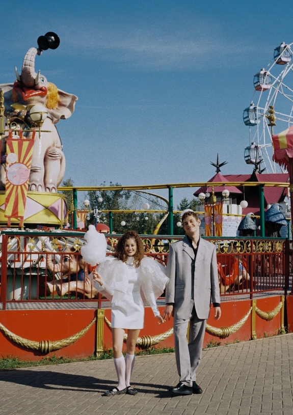 Парк аттракционов | Екатерина Домрачева | Свадебный фотограф | Свадебные фото | Парк аттракционов в Москве | Съемка в парке аттракционов
