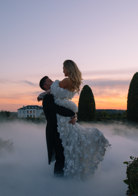 Сказочная свадьба под открытым небом в Villa Michetti