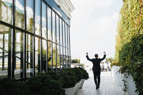 Летняя стильная свадьба в Москве