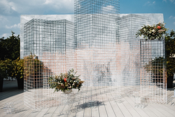 Летняя стильная свадьба в Москве