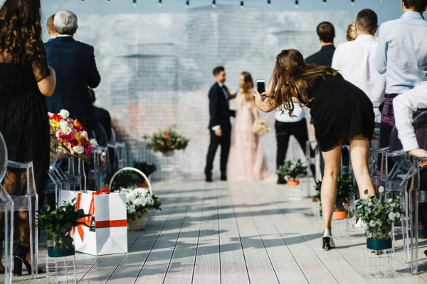 Летняя стильная свадьба в Москве