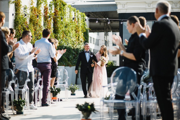 Летняя стильная свадьба в Москве