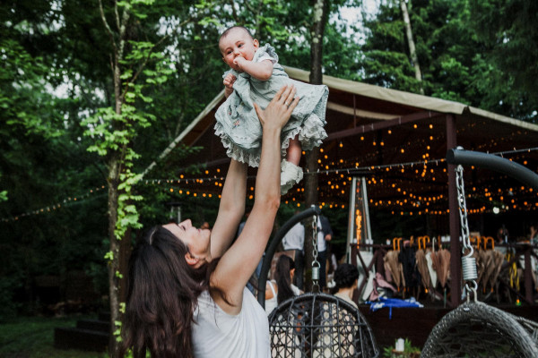 Эко-свадьба в живописному лесу