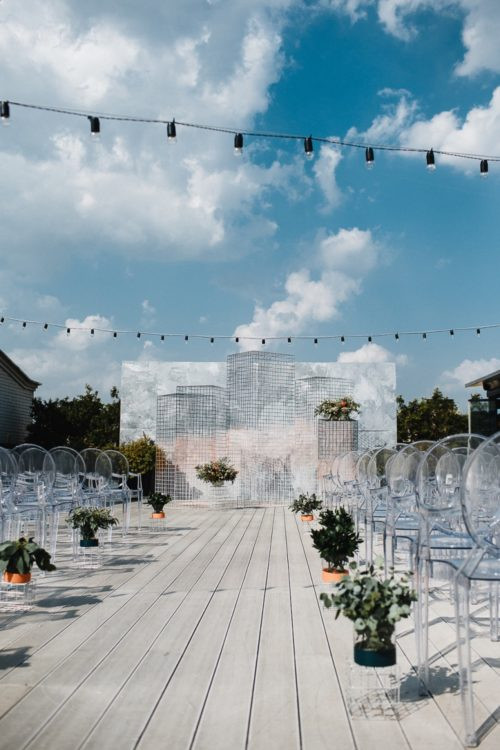 Летняя стильная свадьба в Москве