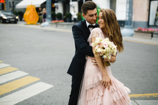 Летняя стильная свадьба в Москве