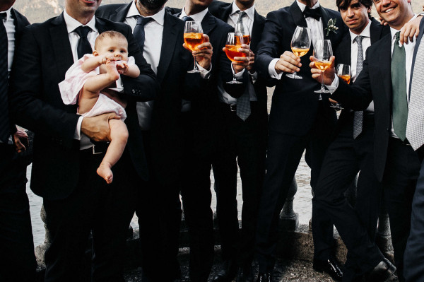 Элегантная свадебная вечеринка в Италии