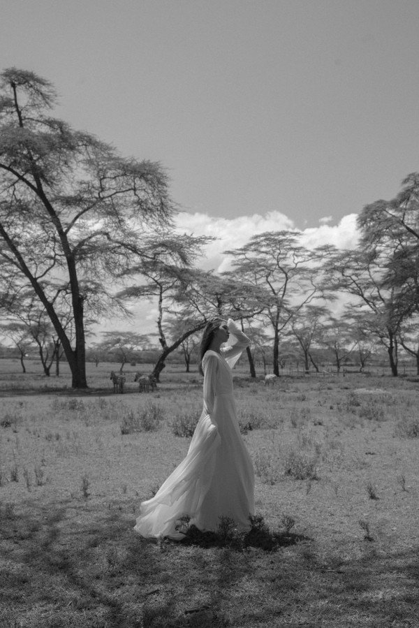 Свадьба в Африке c зебрами, жирафами и