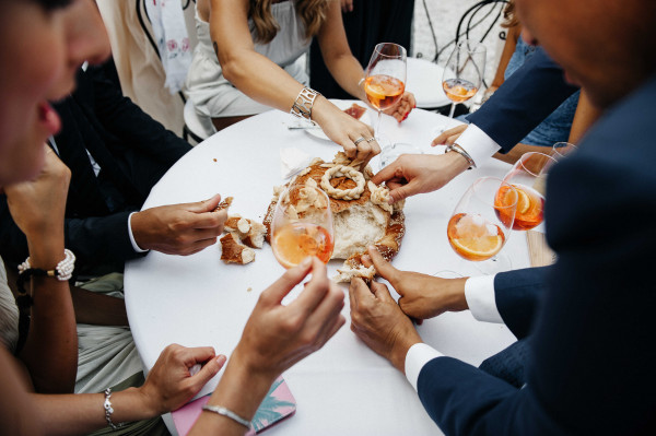 Элегантная свадебная вечеринка в Италии