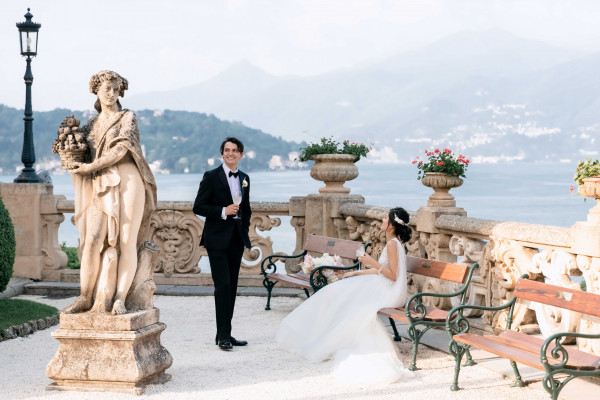 Свадебный ужин на берегу Комо в окружении