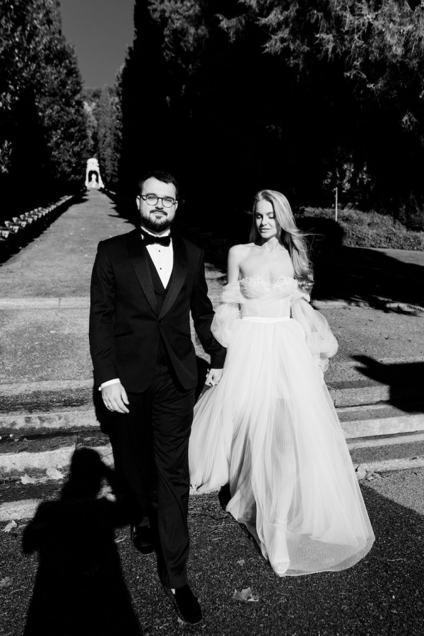 Невероятно нежная камерная свадьба в Италии