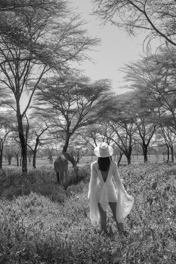 Свадьба в Африке c зебрами, жирафами и